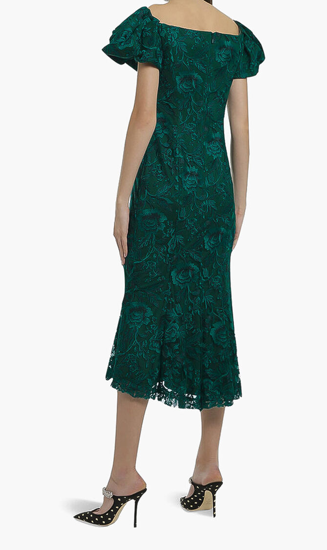 Buy TADASHI SHOJI Ivette Midi Dress for SAR 725.00 | The Deal Outlet