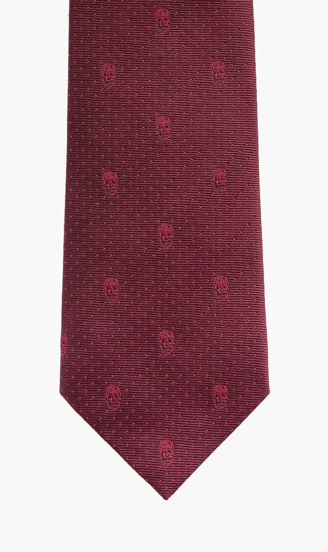 Skull Polka Dot Tie