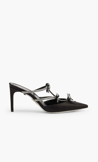 BLACK SATINCRYSTAL STRASS