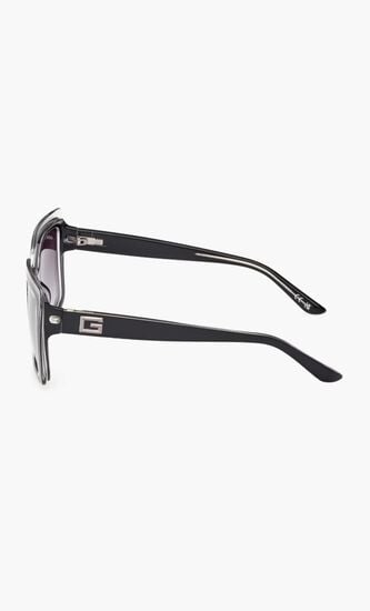 INJECTED SUN GLASSES - SQUARE - BLACKOTHER GRADIENT SMOKE