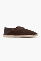 Suede Espadrilles Derby Shoes