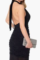 Rhinestones Maxi Dress