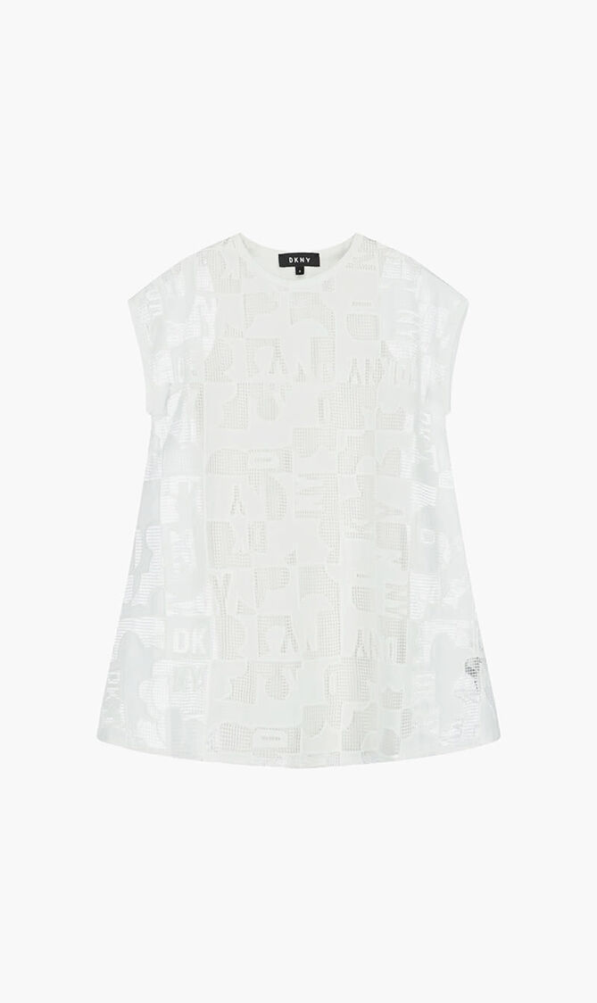 Embroidered 2 In 1 Dress