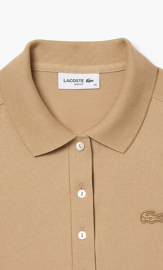 Slim Fit Stretch Mini Pique Polo Shirt