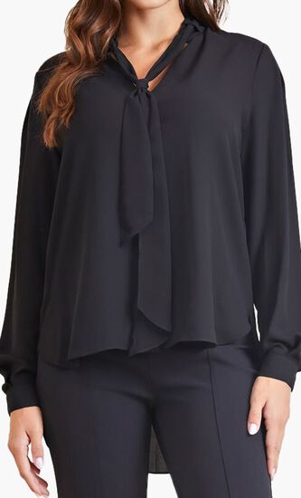 PHOEBE CHAIN BLOUSE - DOUBLE GGT 123 SOLID