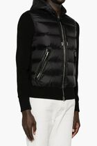 Hooded Jacket with Knit Insert