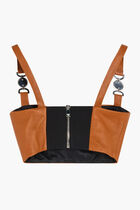 MEDUSA '95 LEATHER BUSTIER TOP MEDUSA '95 LEATHER BUSTIER TOP