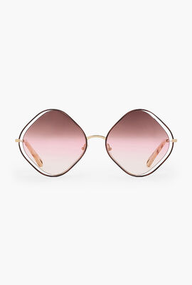 Poppy Geometric Sunglasses