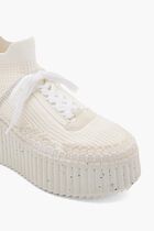 SNEAKERS, WHITE, WESTERN