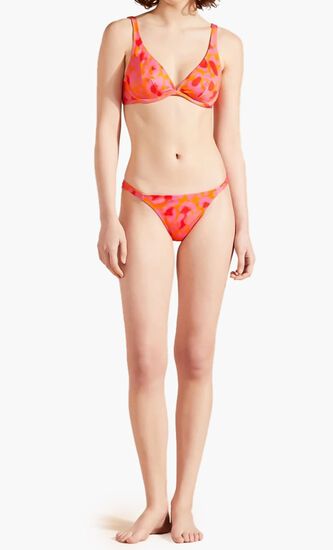 New Leopard Underwire Bikini Top