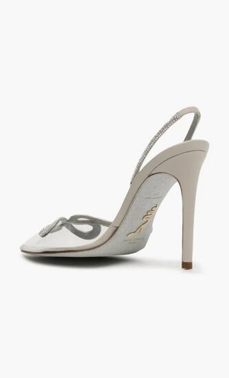 IVORY SATIN-VINILSILVER SHADE STRASS