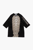 Leopard Print Jersey Dress