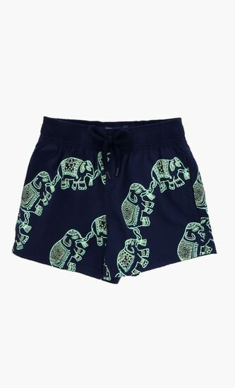 Turtle Print Swim Shorts