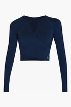 MINDFUL SEAMLESS WRAP TEE