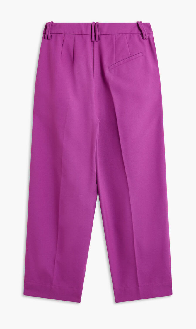 SUMMER SUITING RELAXED PLEATED PANTS