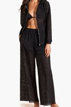 Broderies Anglaises Cotton Hooded Sweat Shirt