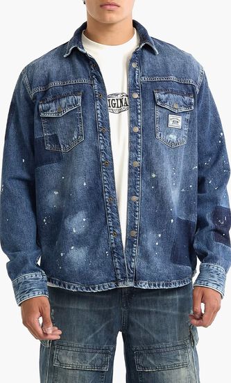 Oversized Denim Shirt