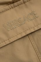 SHORTS RESPONSIBLE COTTON POPLIN + LOGO EMBROIDERY