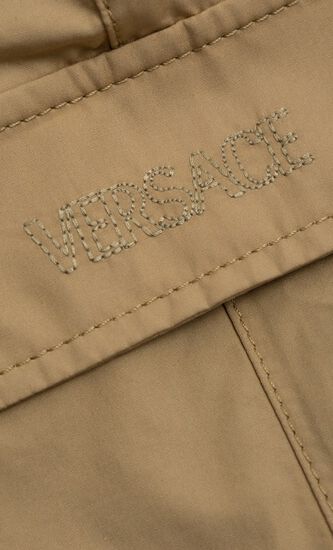 SHORTS RESPONSIBLE COTTON POPLIN + LOGO EMBROIDERY
