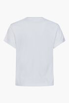 BLING BASEBALL FITTED TEE WHITE BLACK