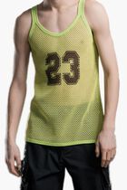 23 LOGO NET STRING VEST SHARP GREEN BLA