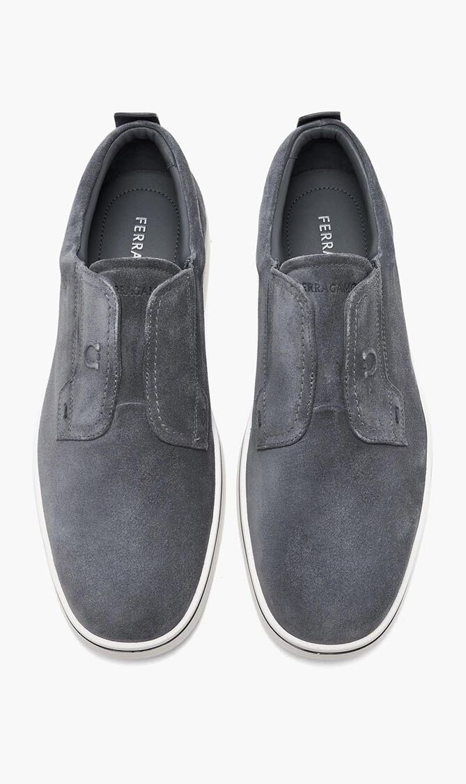 Suede Slip On Sneakers