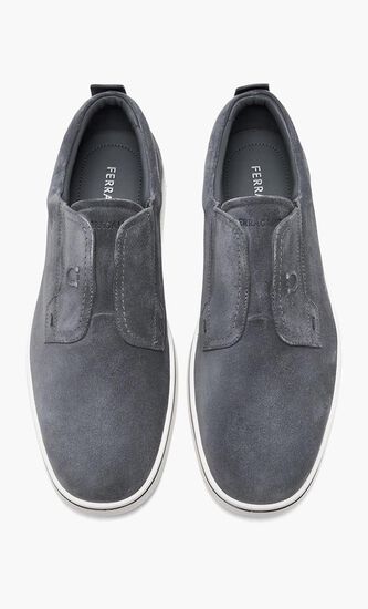 Suede Slip On Sneakers