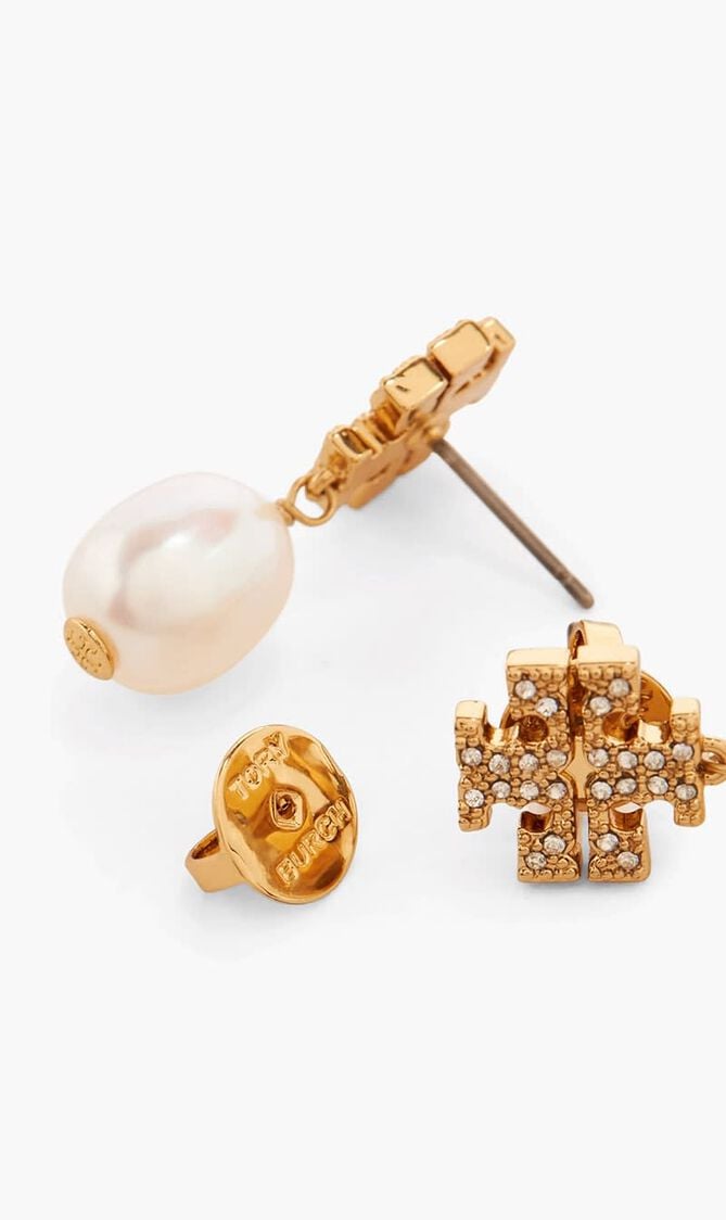 Kira Pavé Pearl Drop Earrings Kira Pavé Pearl Drop Earrings