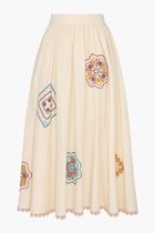 Ottie Doily Midi Skirt