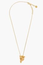 Engraved Logo Pendant Necklace