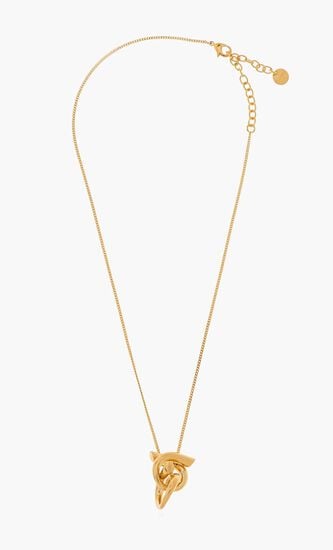 Engraved Logo Pendant Necklace