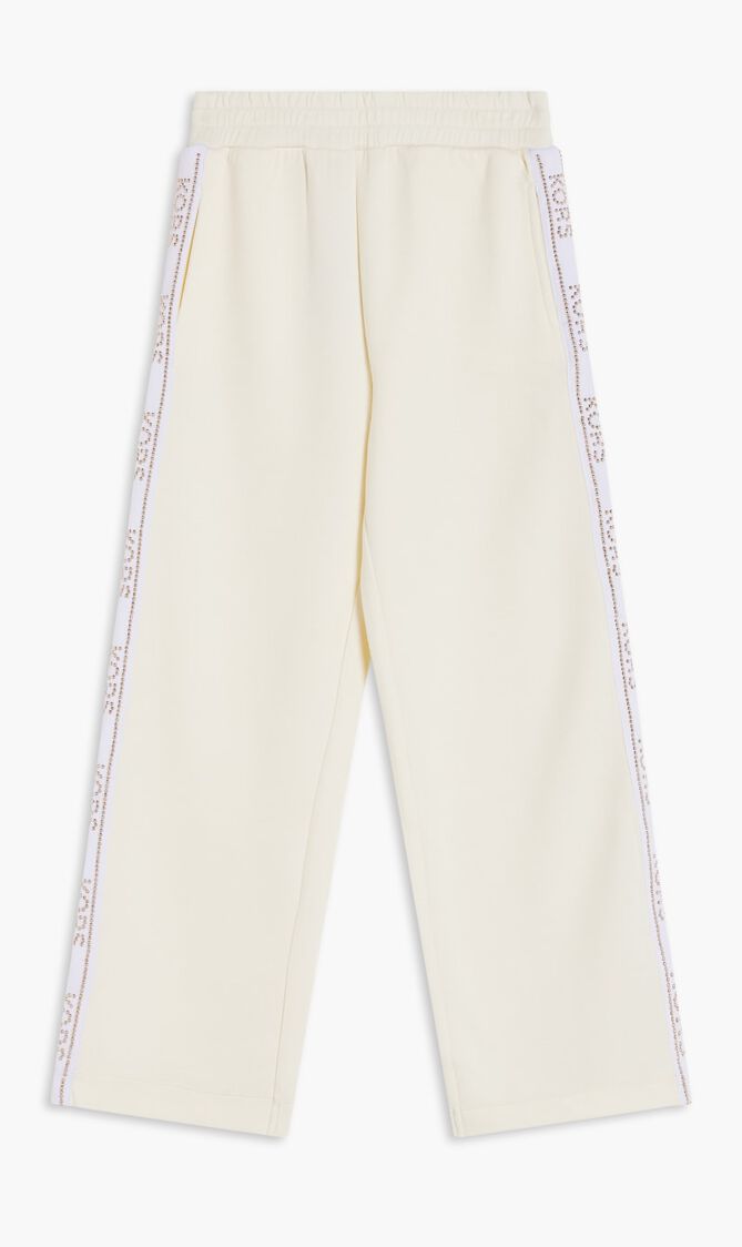 Logo Embellished Side Panels Jogging Bottoms