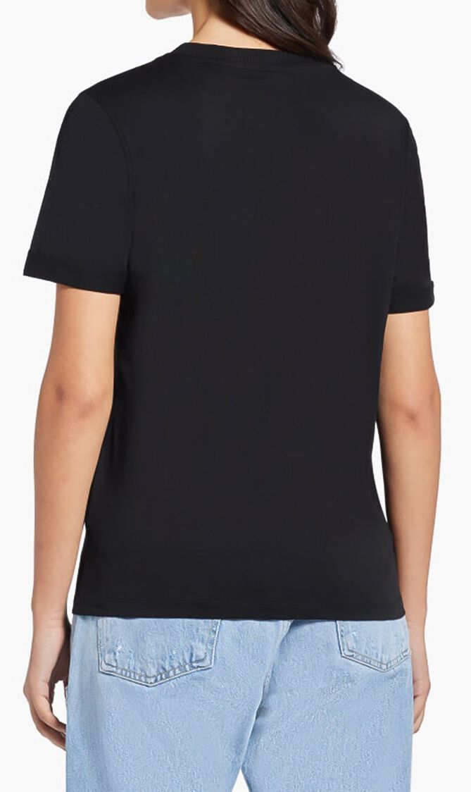 Ss Cn Glittery Logo Tee