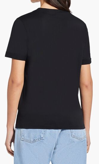 Ss Cn Glittery Logo Tee