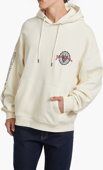 Cotton Sweatshirt with Hood