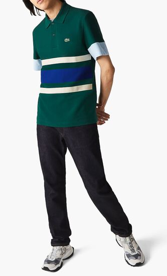 Colorblock Polo T-Shirt