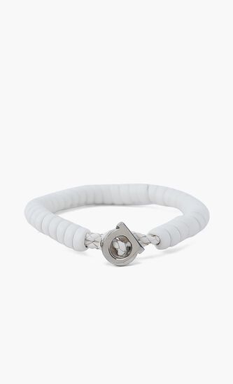 Gancini Leather Bracelet