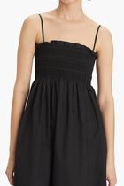 Smocked Cotton Mini Dress