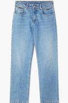Falabella Chain Light Wash Cropped Jeans