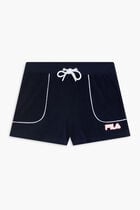 SHORT WITH CONTRAST PIPING