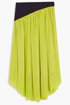 COLORBLOCK CHIFFON SKIRT