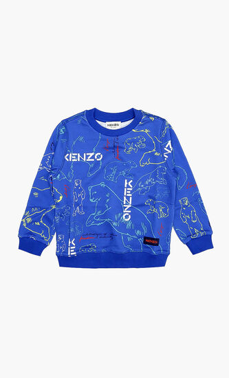 Animal Printed Sweatshirt