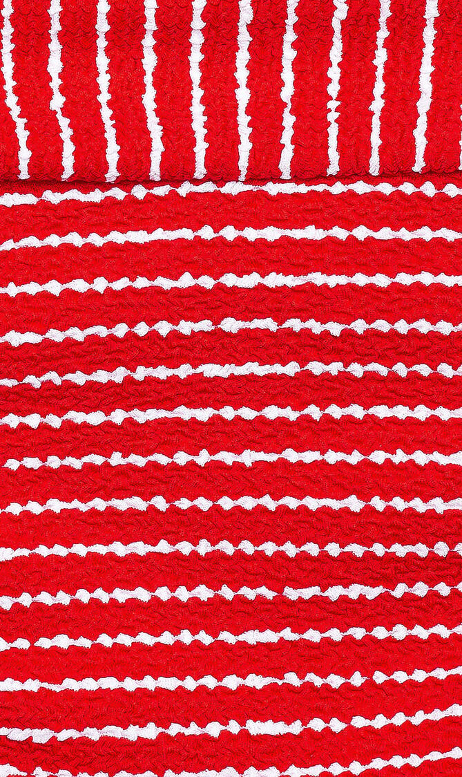 Seaside Stripe Banded High Rise Bikini Bottom