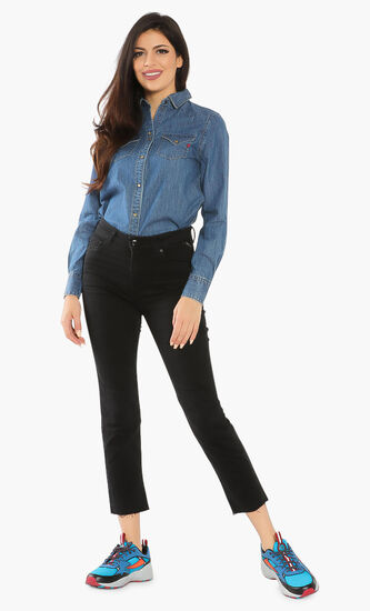 Faaby Cigarette Crop Jeans