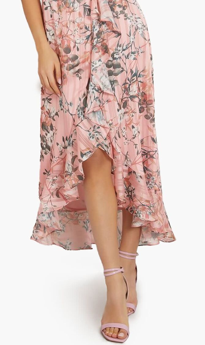 Floral Print Long Dress