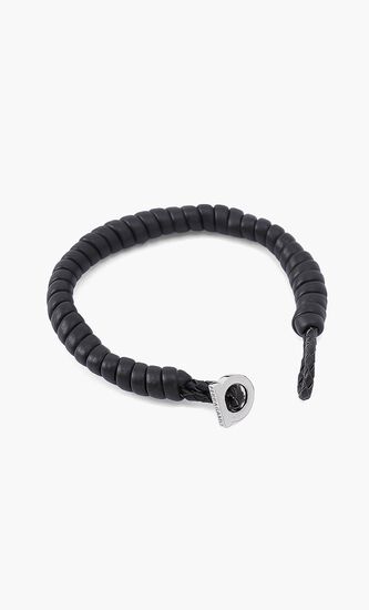 Gancini Leather Bracelet