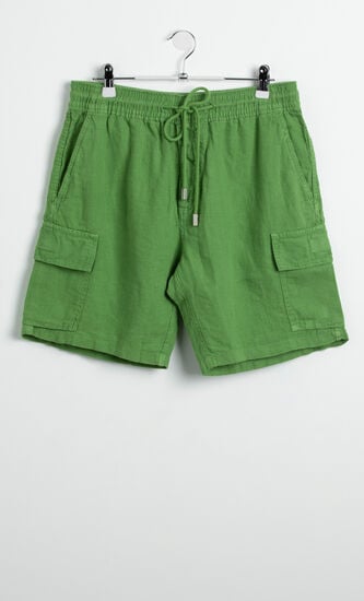 Linen Bermuda Shorts