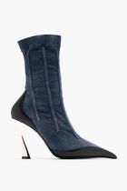 Corset ankle boots