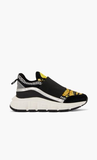 SNEAKER TRIGRECA LYCRA ST.BAROCCO KIDS+TESSUTO SPECCHIO+CROSTA