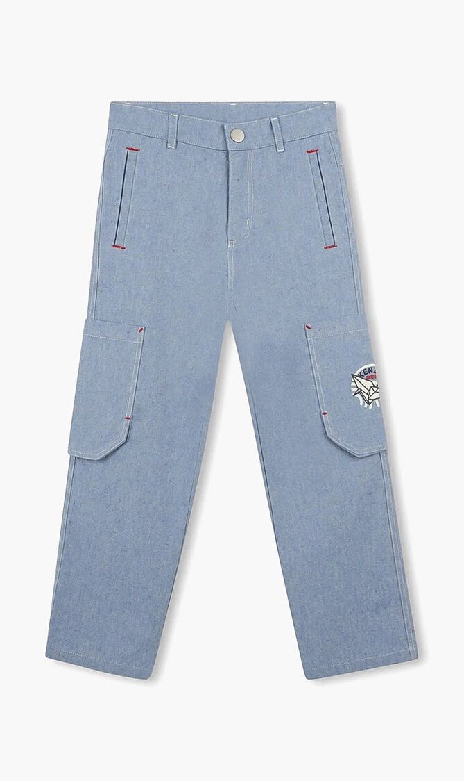 Pants with Brand Logo Print